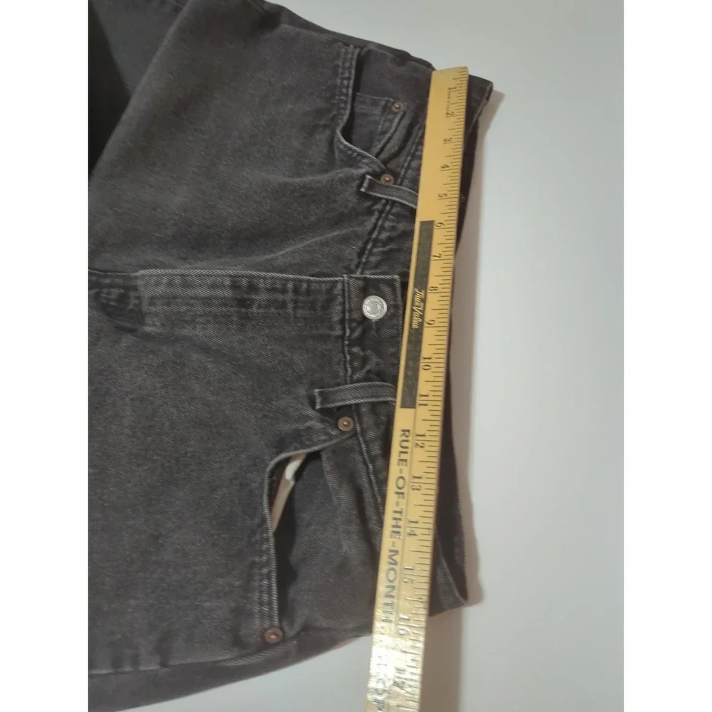 Vtg 90s Levis 960 Loose Fit Straight Leg Jeans 31x31 USA Orange Tab Washed Black